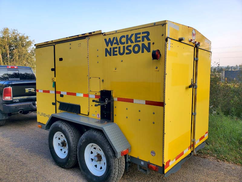 Wacker Neuson generator back view