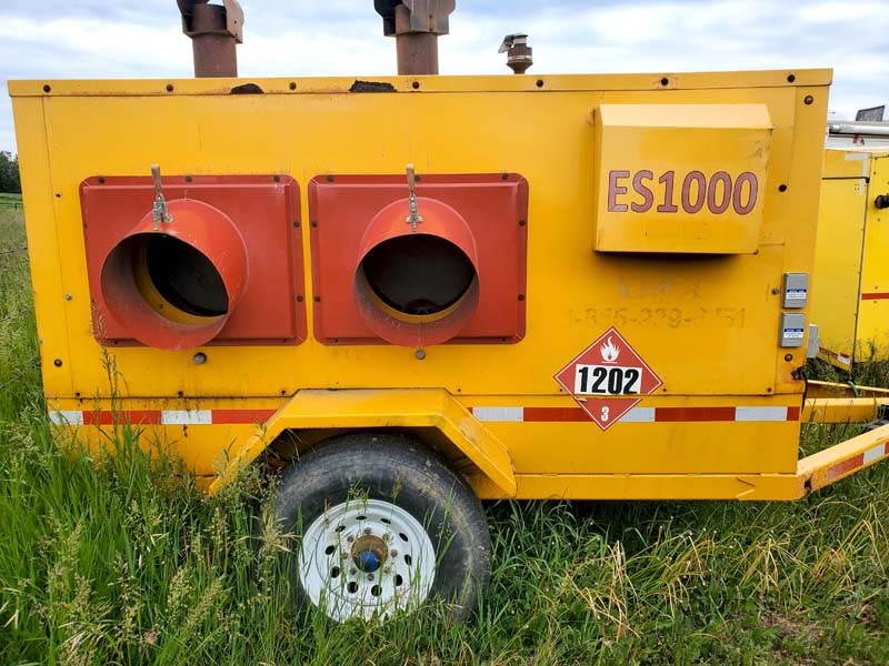 yellow heater side view