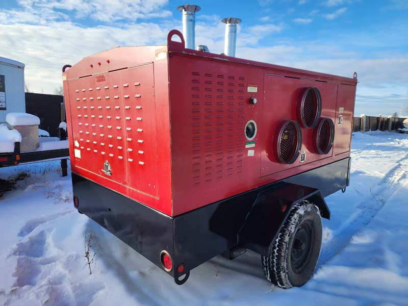 Red heater side view