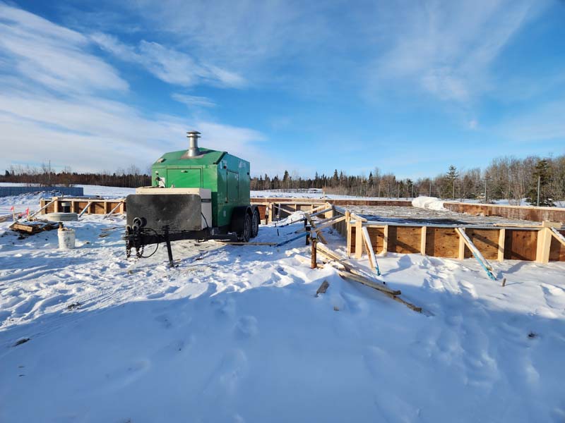green ground heater