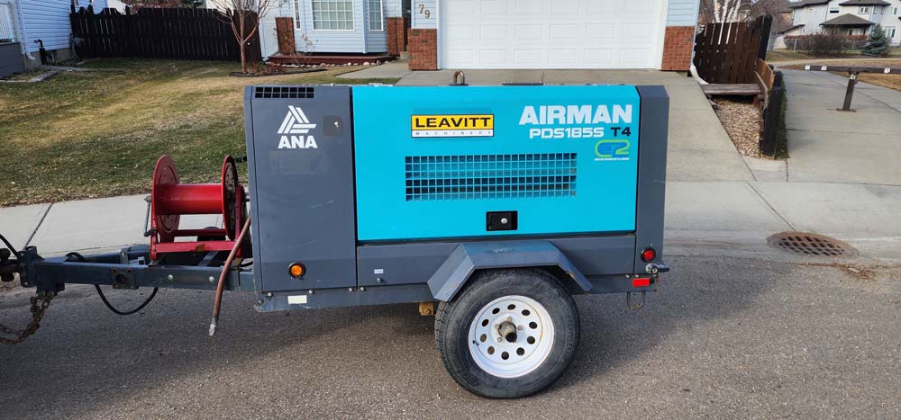 Airman compressor side view